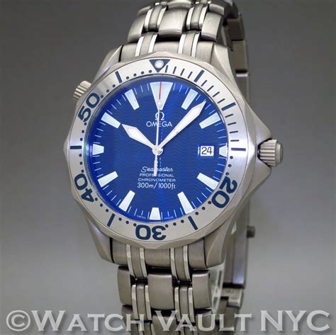 omega seamaster electric blue titanium|omega seamaster price range.